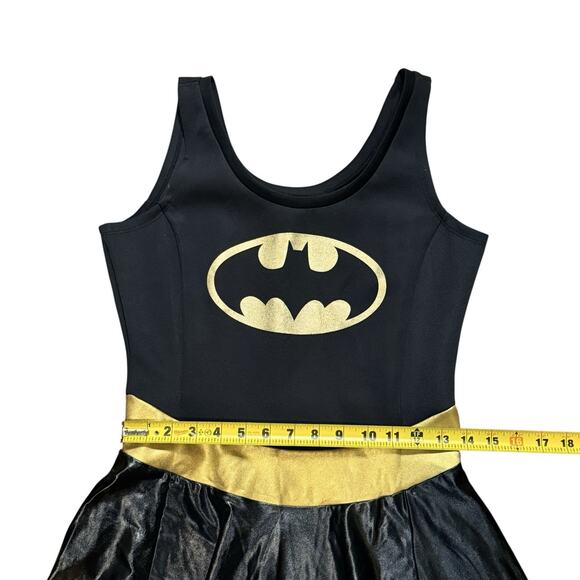 Batman DC Comics Women's Mini Dress Halloween Costume Cosplay Fit Flare Skater M - Picture 5 of 7
